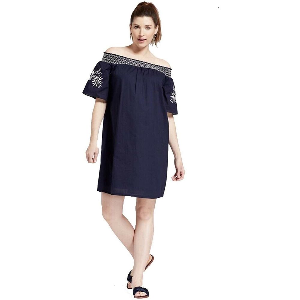 Isabel maternity  dress  navy short sleeve XXL